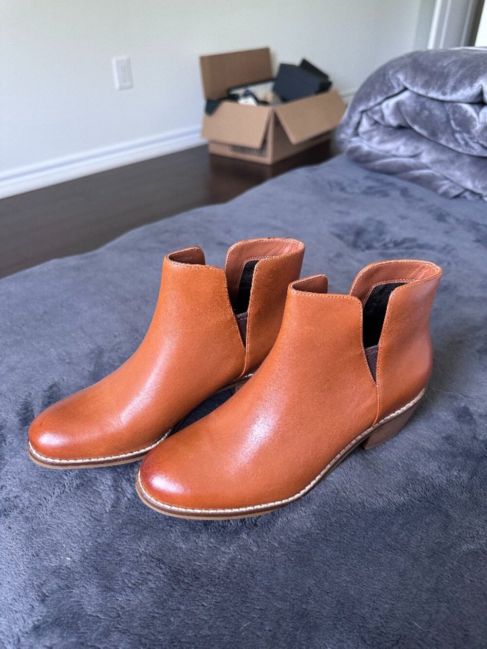 Cole Haan - Ankle Boots - Cognac - Size 5